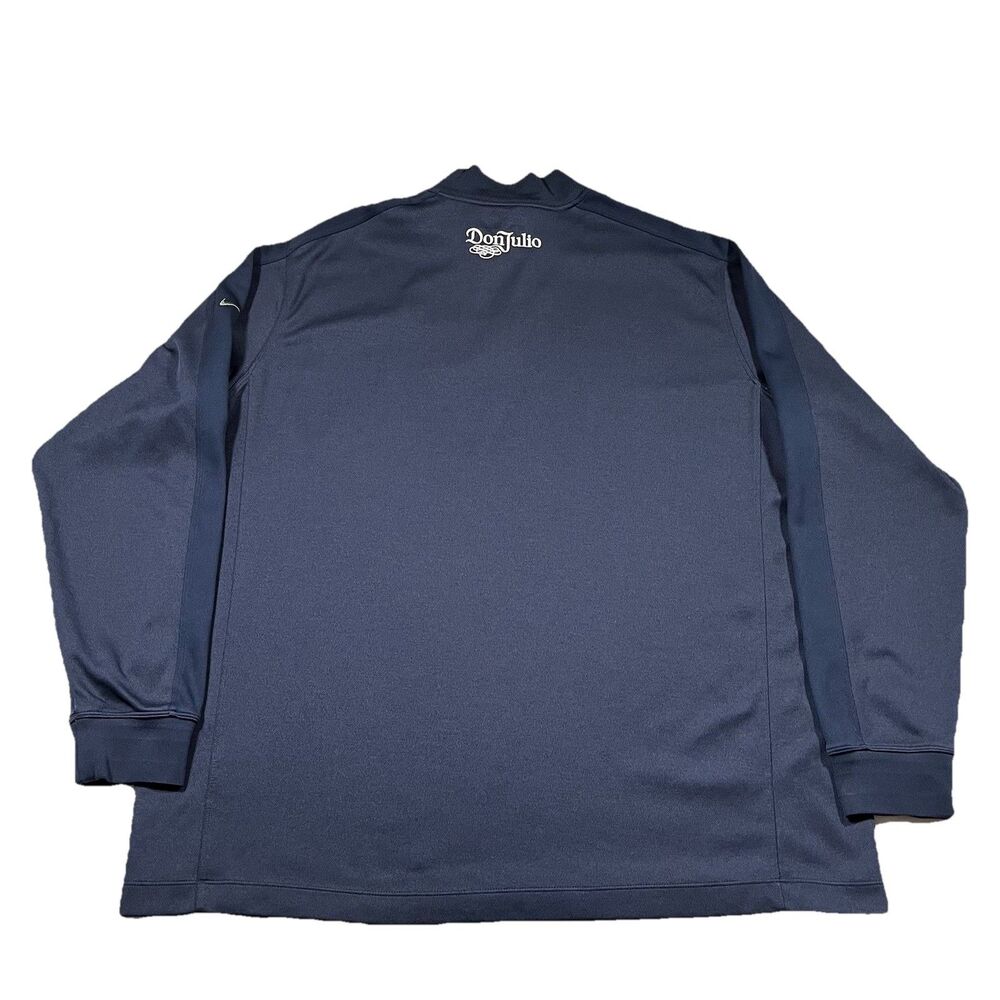 Nike Golf Dri-FIT Don Julio 1/4 Zip Pullover Mens 2XL Navy Long Sleeve Top